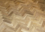 Parquet style lvt flooring