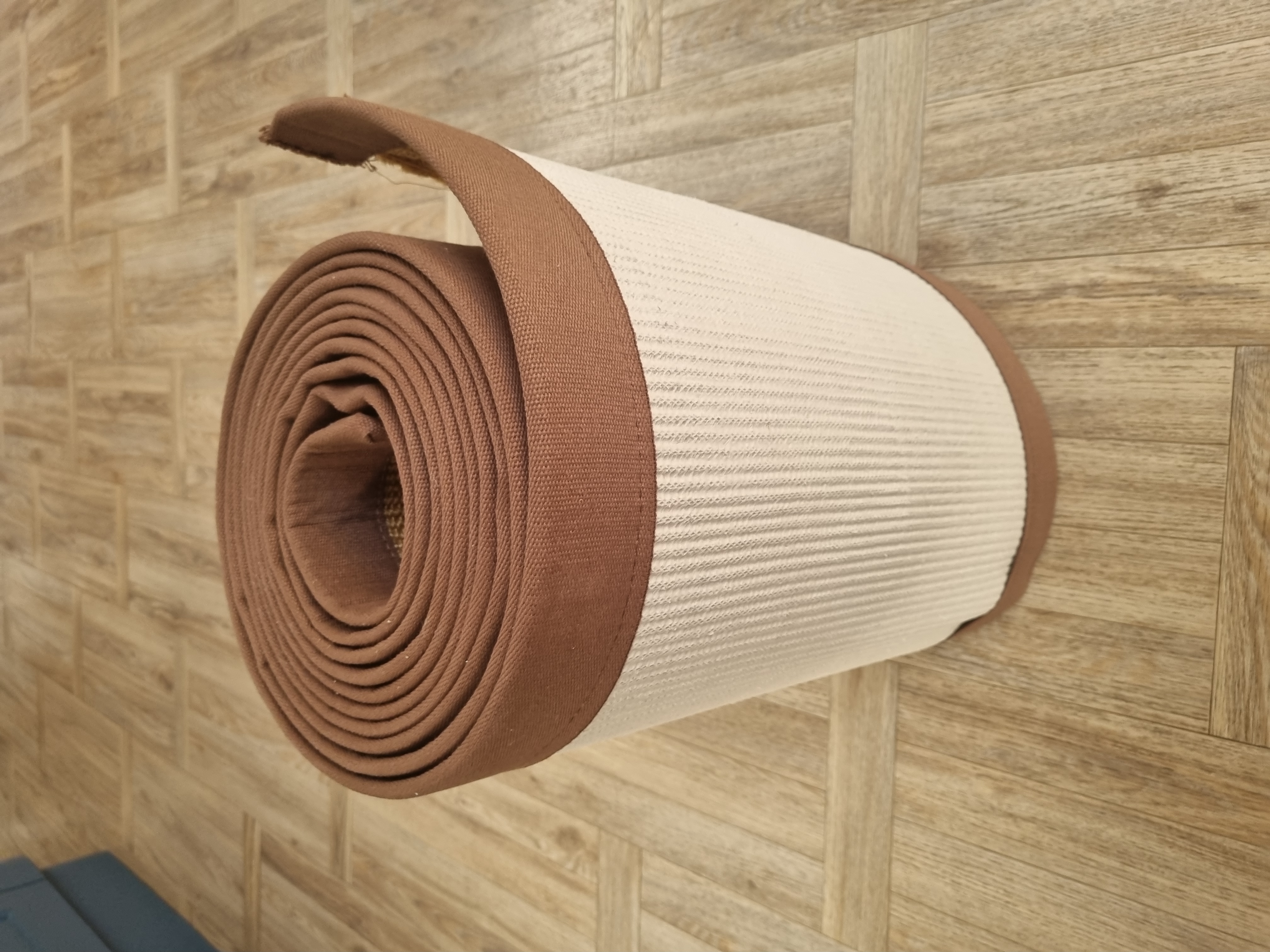 Sisal floor runner ready to post